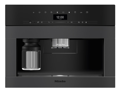 Iebūvējams kafijas automāts, CVA 7440 Obsidiāna melna, matēta