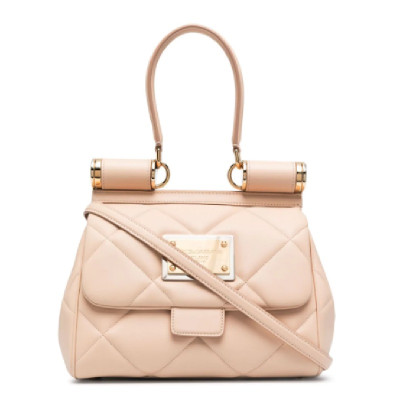 DOLCE&GABBANA Sicily 90s vidēja izmēra ādas pleca soma