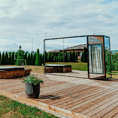 Hele Double spoguļsauna