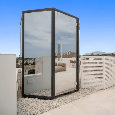 Hele Single Luxury spoguļsauna