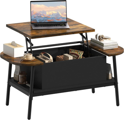 Ovāls daudzfunkcionāls kafijas galds