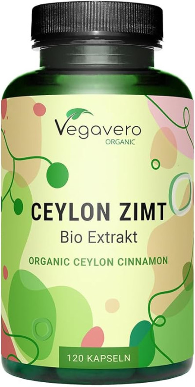 Ceilonas kanēlis (2500 mg devā) 120 kapsulas