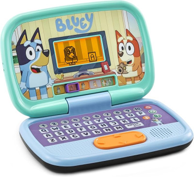 VTech Bluey Mācību Klēpjdators – Interaktīvs rotaļklēpjdators pirmsskolniekiem ar spēlēm un skaņām