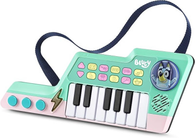 VTech Bluey Keytars – Interaktīvs muzikālais instruments ar frāzēm, melodijām un skaņu efektiem