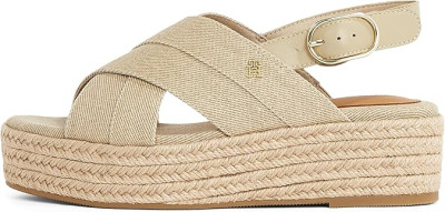 Tommy Hilfiger sieviešu Denim Espadrille platformas sandales
