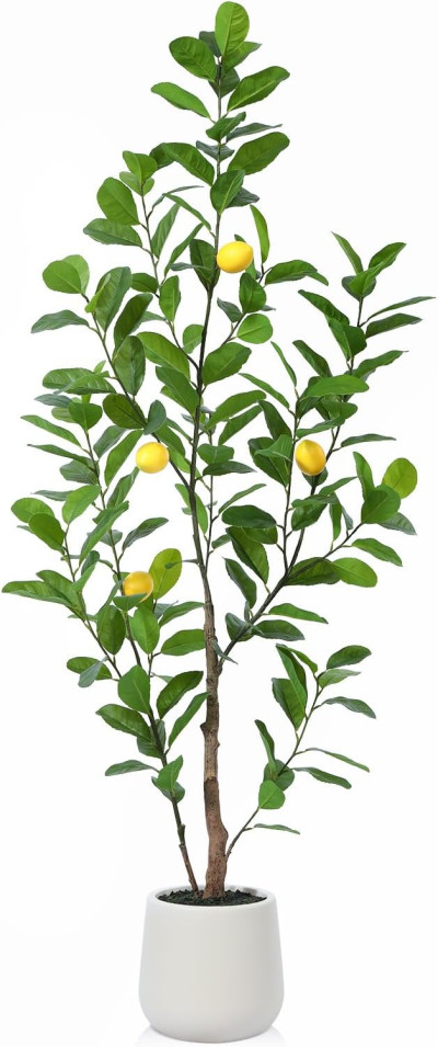 Mākslīgs dekoratīvais citronu koks