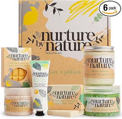 Relax & Uplift Spa dāvanu komplekts (ingvers, bergamote, timijāns, citrons)