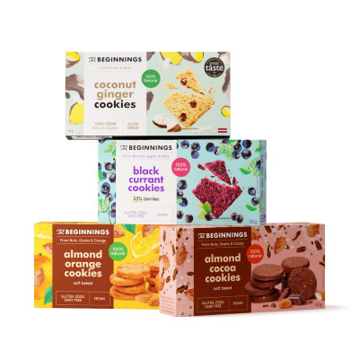 The Beginnings vislabāk pārdoto cepumu izlases komplekts (4 gab)