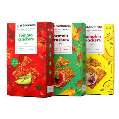 The Beginnings RAW krekeru izlases komplekts (3 gab)