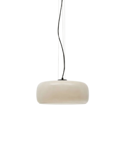 Reig gaiši pelēka stikla griestu lampa