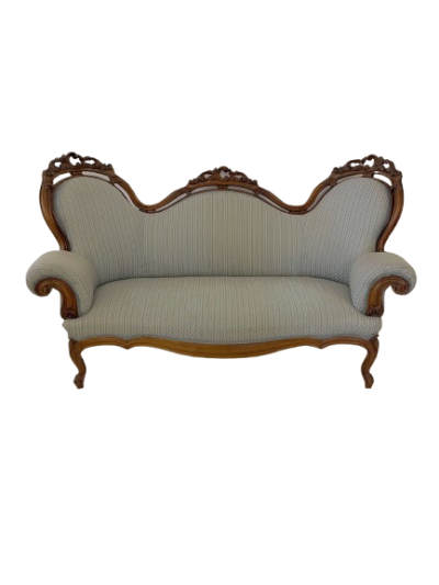 Antīka riekstkoka sofa