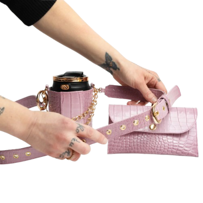 Kafijas krūzes turētājs HANDLE ME HOT IN LILAC