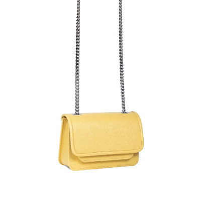 Maigi dzeltena mini soma ar ķēdīti