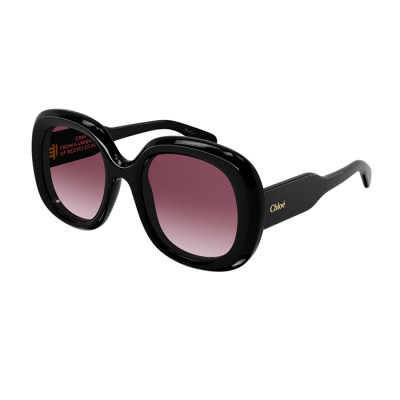 CHLOÉ CH 0153S Black 54-22 sieviešu saulesbrilles