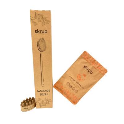 Skrub cosmetics apelsīnu anticelulīta komplekts
