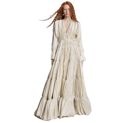 Noctilume satīna maxi kleita