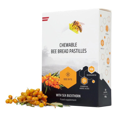 Bišu maizes pastilas ar smiltsērkšķiem