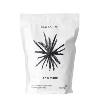 New earth ežu dižadatenes ekstrakts