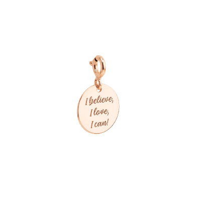 Spēka vārdu piekariņš, “I BELIEVE, I LOVE, I CAN”