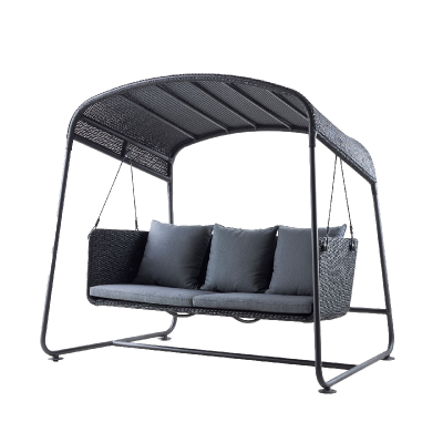 Cave terases šūpuļkrēsls